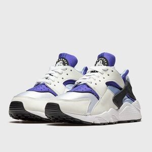 Nike Air Huarache White Lapis Deep Royal Blue‎ Black Sneakers
